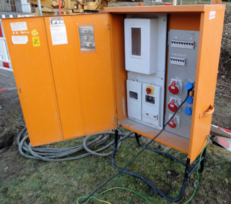 Baustromkasten bei Habelt Elektrotechnik in Crailsheim